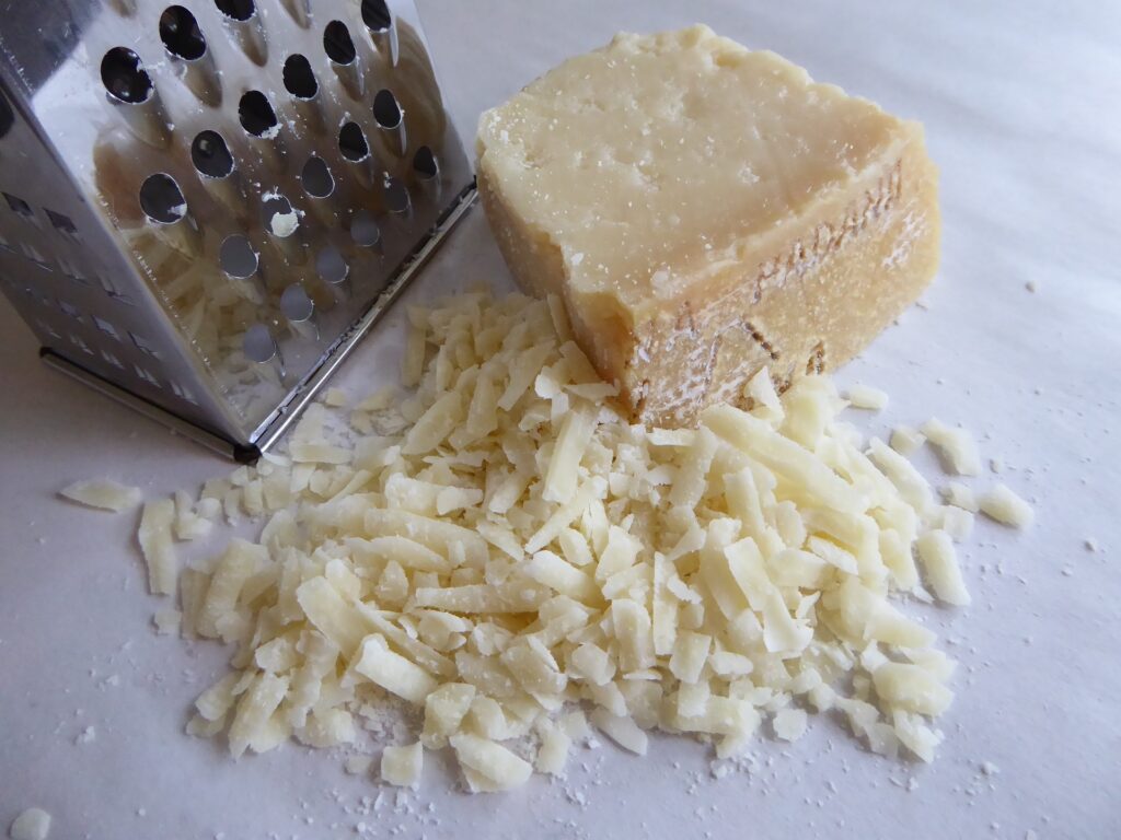 geriebener Parmesan